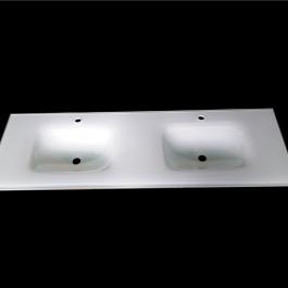 glass counter top sink